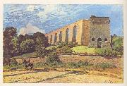 Alfred Sisley L'Aqueduc de Marly Germany oil painting artist